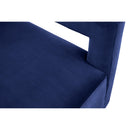  Manufacturer Color_Navy -- Armani Navy Velvet Upholstered Accent Chair IMAGE 6