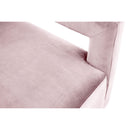  Manufacturer Color_Pink -- Armani Pink Velvet Upholstered Accent Chair IMAGE 6