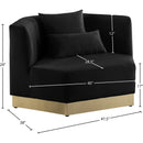  Manufacturer Color_Black -- Meridian Marquis Stationary Fabric Chair IMAGE 11