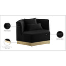  Manufacturer Color_Black -- Meridian Marquis Stationary Fabric Chair IMAGE 12