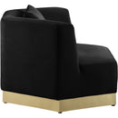  Manufacturer Color_Black -- Meridian Marquis Stationary Fabric Chair IMAGE 4