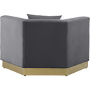  Manufacturer Color_Grey -- Marquis Grey Velvet Upholstered Chair IMAGE 3