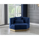  Manufacturer Color_Navy -- Marquis Navy Velvet Upholstered Chair IMAGE 2