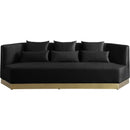  Manufacturer Color_Black -- Meridian Marquis Stationary Fabric Sofa IMAGE 5