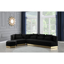  Manufacturer Color_Black -- Meridian Marquis Stationary Fabric Sofa IMAGE 9