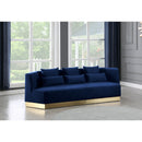  Manufacturer Color_Navy -- Marquis 93" Navy Velvet Upholstered Sofa IMAGE 2