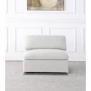  Manufacturer Color_Cream -- Meridian Serene Stationary Fabric Chair IMAGE 3