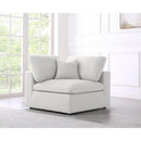  Manufacturer Color_Cream -- Meridian Serene Stationary Fabric Chair IMAGE 2