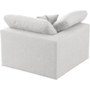  Manufacturer Color_Cream -- Meridian Serene Stationary Fabric Chair IMAGE 3