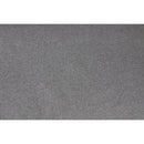  Manufacturer Color_Grey -- Serene Grey Deluxe Comfort Linen Textured Fabric Upholstered Modular Ottoman IMAGE 3