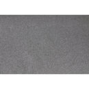 Meridian Serene Grey Linen Textured Fabric Deluxe Comfort Modular Ottoman IMAGE 3