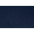  Manufacturer Color_Navy -- Serene Navy Deluxe Comfort Linen Textured Fabric Upholstered Modular Ottoman IMAGE 3