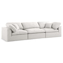  Manufacturer Color_Cream -- Meridian Serene Stationary Fabric Sofa IMAGE 1