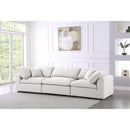  Manufacturer Color_Cream -- Meridian Serene Stationary Fabric Sofa IMAGE 2