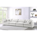  Manufacturer Color_Cream -- Meridian Serene Stationary Fabric Sofa IMAGE 2