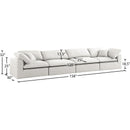  Manufacturer Color_Cream -- Meridian Serene Stationary Fabric Sofa IMAGE 8