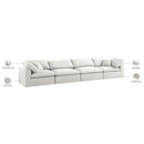  Manufacturer Color_Cream -- Meridian Serene Stationary Fabric Sofa IMAGE 9