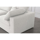  Manufacturer Color_Cream -- Meridian Serene Stationary Fabric Sofa IMAGE 5
