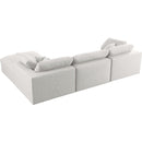 Manufacturer Color_Cream -- Meridian Serene Fabric 4 pc Sectional IMAGE 7