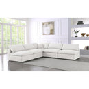  Manufacturer Color_Cream -- Meridian Serene Fabric 5 pc Sectional IMAGE 2