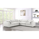  Manufacturer Color_Cream -- Meridian Serene Fabric 5 pc Sectional IMAGE 2