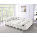  Manufacturer Color_Cream -- Meridian Serene Fabric 6 pc Sectional IMAGE 2