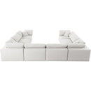 Manufacturer Color_Cream -- Meridian Serene Fabric 8 pc Sectional IMAGE 5