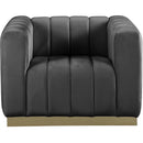  Manufacturer Color_Grey -- Marlon Grey Velvet Upholstered Chair IMAGE 4