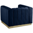  Manufacturer Color_Navy -- Marlon Navy Velvet Upholstered Chair IMAGE 3