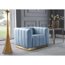  Manufacturer Color_Sky Blue -- Marlon Sky Blue Velvet Upholstered Chair IMAGE 2