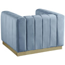  Manufacturer Color_Sky Blue -- Marlon Sky Blue Velvet Upholstered Chair IMAGE 3