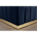  Manufacturer Color_Navy -- Marlon 62.5" Navy Velvet Upholstered Loveseat IMAGE 6
