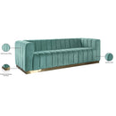  Manufacturer Color_Mint -- Marlon 86.5" Mint Velvet Upholstered Sofa IMAGE 8