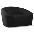  Manufacturer Color_Black -- Meridian Riley Stationary Fabric Chair IMAGE 1