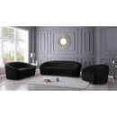  Manufacturer Color_Black -- Meridian Riley Stationary Fabric Chair IMAGE 7