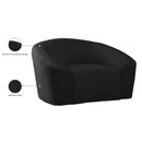  Manufacturer Color_Black -- Meridian Riley Stationary Fabric Chair IMAGE 9