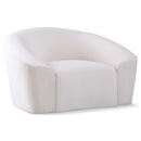  Manufacturer Color_Cream -- Riley Cream Velvet Upholstered Chair IMAGE 1