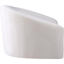  Manufacturer Color_Cream -- Riley Cream Velvet Upholstered Chair IMAGE 4