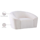 Manufacturer Color_Cream -- Riley Cream Velvet Upholstered Chair IMAGE 9