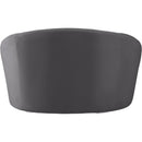  Manufacturer Color_Grey -- Riley Grey Velvet Upholstered Chair IMAGE 3