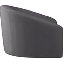  Manufacturer Color_Grey -- Riley Grey Velvet Upholstered Chair IMAGE 4