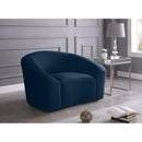  Manufacturer Color_Navy -- Riley Navy Velvet Upholstered Chair IMAGE 2