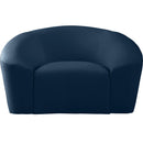  Manufacturer Color_Navy -- Riley Navy Velvet Upholstered Chair IMAGE 5