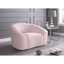  Manufacturer Color_Pink -- Riley Pink Velvet Upholstered Chair IMAGE 2