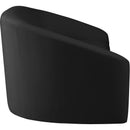  Manufacturer Color_Black -- Meridian Riley Stationary Fabric Loveseat IMAGE 4