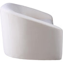  Manufacturer Color_Cream -- Riley 71" Cream Velvet Upholstered Loveseat IMAGE 4