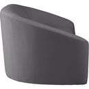  Manufacturer Color_Grey -- Riley 71" Grey Velvet Upholstered Loveseat IMAGE 4