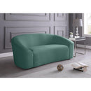  Manufacturer Color_Mint -- Riley 71" Mint Velvet Upholstered Loveseat IMAGE 2