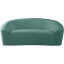  Manufacturer Color_Mint -- Riley 71" Mint Velvet Upholstered Loveseat IMAGE 5