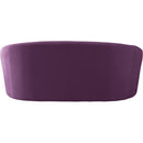 Manufacturer Color_Purple -- Riley 71" Purple Velvet Upholstered Loveseat IMAGE 3